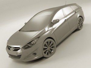 hyundai i40 wagon 2012 3D 模型