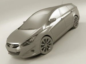 hyundai i40 wagon 2012 3D Model