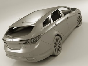 hyundai i40 wagon 2012 3D 模型