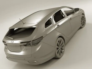 hyundai i40 wagon 2012 3D Model