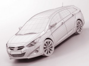 hyundai i40 wagon 2012 3D 模型