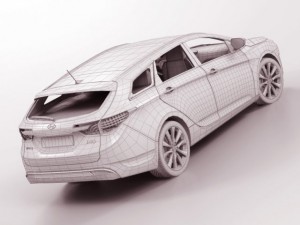 hyundai i40 wagon 2012 3D 模型