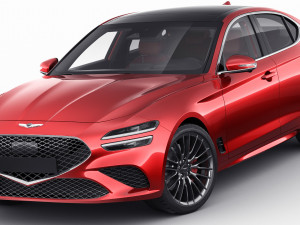 genesis g70 2022 3D Модель