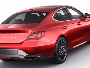 genesis g70 2022 3D Модель
