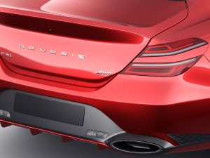 genesis g70 2022 3D Модель