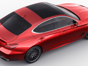 genesis g70 2022 3D Модель
