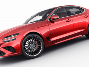 genesis g70 2022 3D Модель