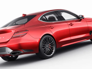 genesis g70 2022 3D Model