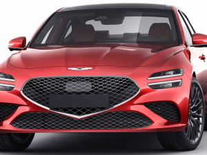 genesis g70 2022 3D Модель