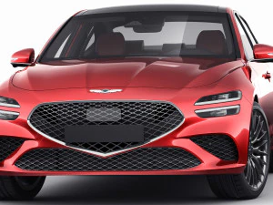 genesis g70 2022 3D Model