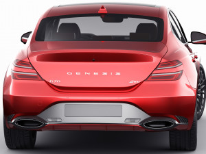 genesis g70 2022 3D Модель