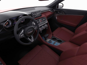 genesis g70 2022 3D Модель
