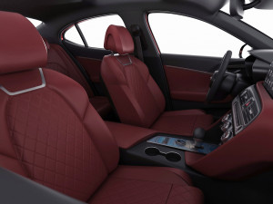 genesis g70 2022 3D Модель