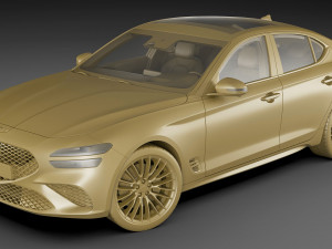 genesis g70 2022 3D Модель