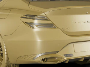 genesis g70 2022 3D Model