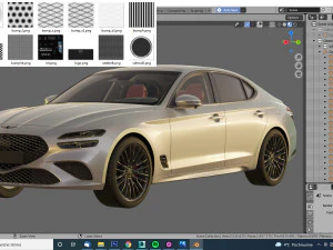 genesis g70 2022 3D Model