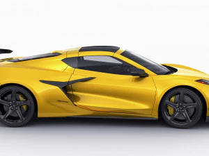 chevrolet corvette 2023 z06 c8 and z06 z07 performance package 3D Model