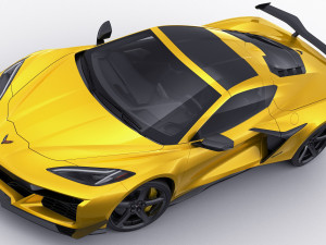 chevrolet corvette 2023 z06 c8 and z06 z07 performance package Modèle 3D