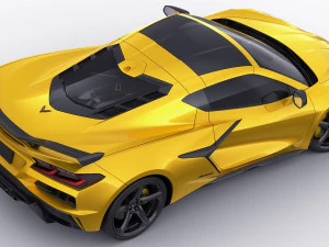 chevrolet corvette 2023 z06 c8 and z06 z07 performance package 3D Model