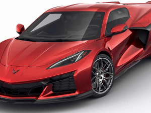chevrolet corvette 2023 z06 c8 and z06 z07 performance package 3D Model