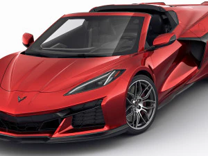 chevrolet corvette 2023 z06 c8 and z06 z07 performance package 3D Model