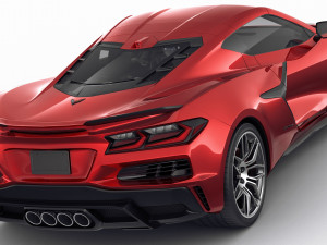 chevrolet corvette 2023 z06 c8 and z06 z07 performance package Modèle 3D