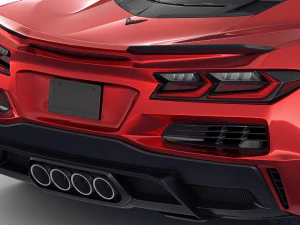 chevrolet corvette 2023 z06 c8 and z06 z07 performance package 3D Model