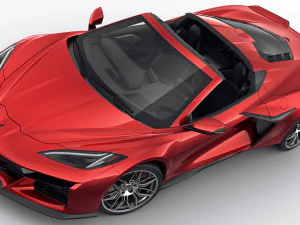 chevrolet corvette 2023 z06 c8 and z06 z07 performance package 3D Model
