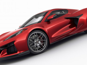 chevrolet corvette 2023 z06 c8 and z06 z07 performance package Modèle 3D