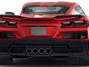chevrolet corvette 2023 z06 c8 and z06 z07 performance package Modèle 3D