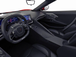 chevrolet corvette 2023 z06 c8 and z06 z07 performance package 3D Model