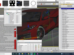 chevrolet corvette 2023 z06 c8 and z06 z07 performance package Modèle 3D