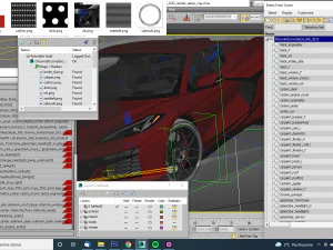 chevrolet corvette 2023 z06 c8 and z06 z07 performance package 3D Model