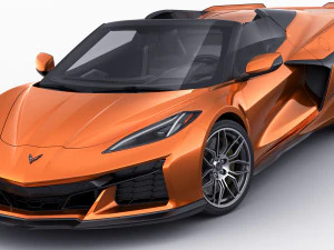chevrolet corvette z06 c8 convertible 2023 3D Model