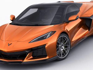 chevrolet corvette z06 c8 convertible 2023 3D Model