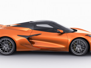 chevrolet corvette z06 c8 convertible 2023 3Dモデル