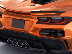 chevrolet corvette z06 c8 convertible 2023 3Dモデル