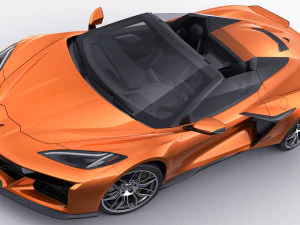 chevrolet corvette z06 c8 convertible 2023 3D Model