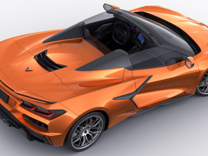 chevrolet corvette z06 c8 convertible 2023 3Dモデル