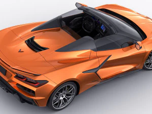 chevrolet corvette z06 c8 convertible 2023 3D Model