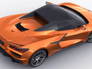 chevrolet corvette z06 c8 convertible 2023 3D Model