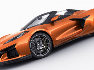chevrolet corvette z06 c8 convertible 2023 3Dモデル