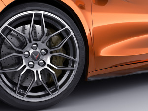 chevrolet corvette z06 c8 convertible 2023 3Dモデル