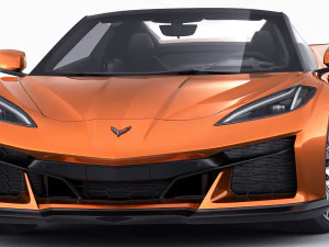 chevrolet corvette z06 c8 convertible 2023 3D Model