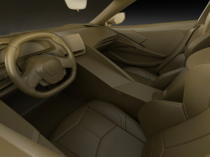 chevrolet corvette z06 c8 convertible 2023 3Dモデル
