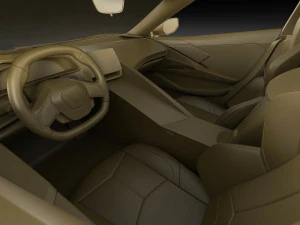 chevrolet corvette z06 c8 convertible 2023 3D Model