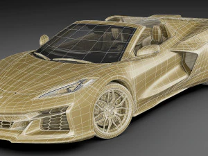 chevrolet corvette z06 c8 convertible 2023 3D Model