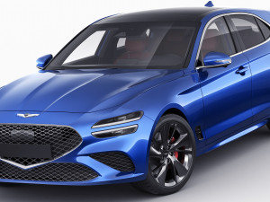 genesis g70 shooting brake 2022 3D Model