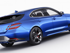 genesis g70 shooting brake 2022 3D Model