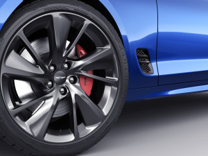 genesis g70 shooting brake 2022 3D Model